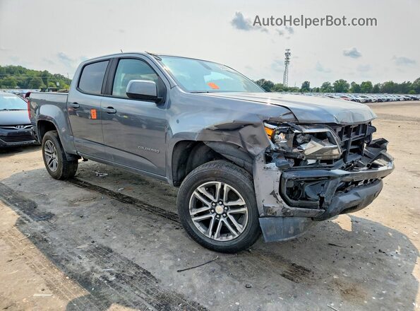 1GCGTBEN6M1231250 2021 CHEVROLET COLORADO Серый Передняя правая четверть
