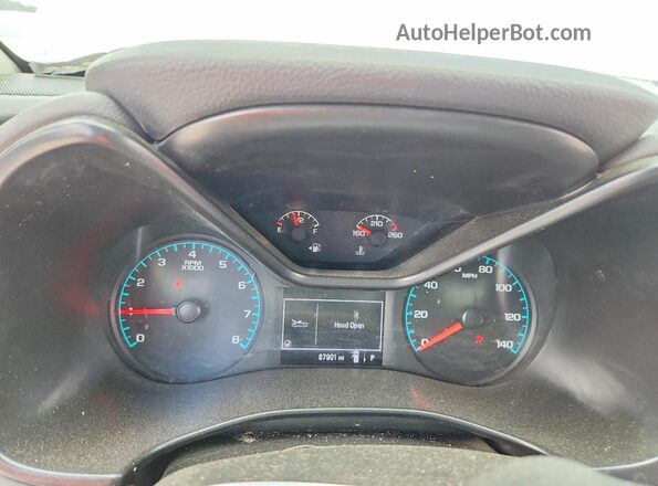 1GCGTBEN6N1149925 2022 CHEVROLET COLORADO White Instrument cluster view