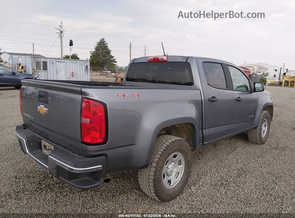 1GCGTBEN8J1261457 2018 CHEVROLET COLORADO Gray Trasero derecho