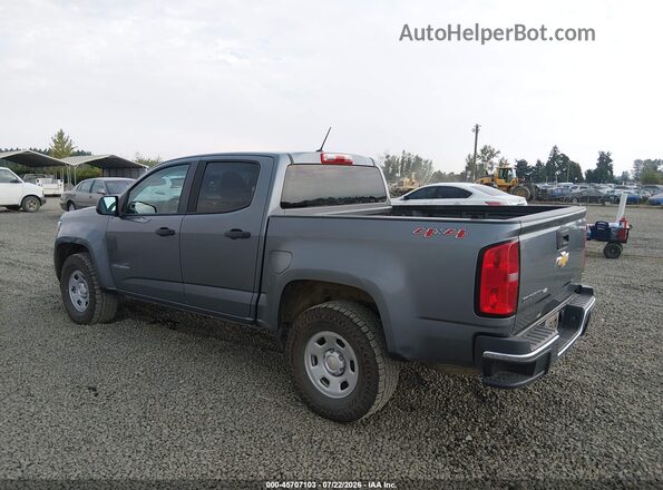 1GCGTBEN8J1261457 2018 CHEVROLET COLORADO Gray Trasero izquierdo