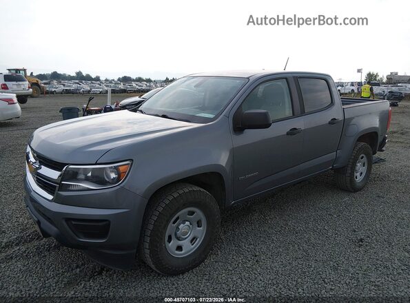 1GCGTBEN8J1261457 2018 CHEVROLET COLORADO Gray Vista tres cuartos delantera izquierda