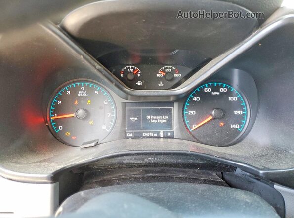 1GCGTBEN9H1329078 2017 CHEVROLET COLORADO Silver ხელსაწყოთა პანელის ხედი