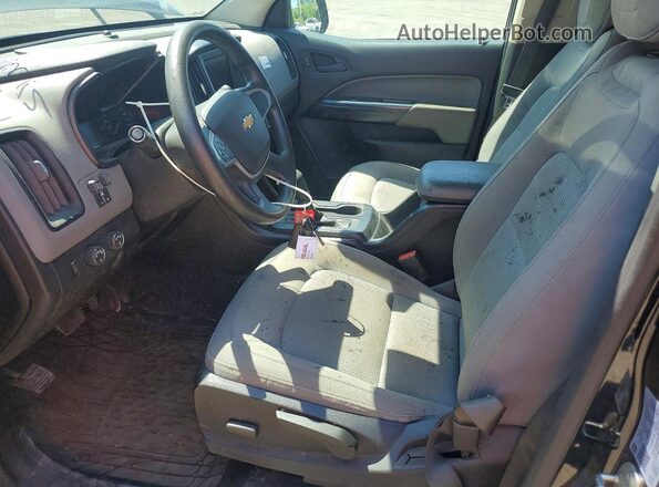 1GCGTBENXM1139994 2021 CHEVROLET COLORADO Black Front interior view