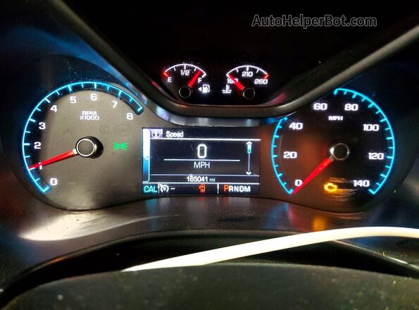 1GCGTCE33G1318404 2016 CHEVROLET COLORADO White Vista del cuadro de instrumentos