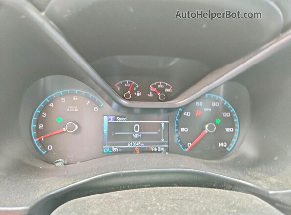 1GCGTCE35G1209037 2016 CHEVROLET COLORADO Black Widok zestawu wskaźników