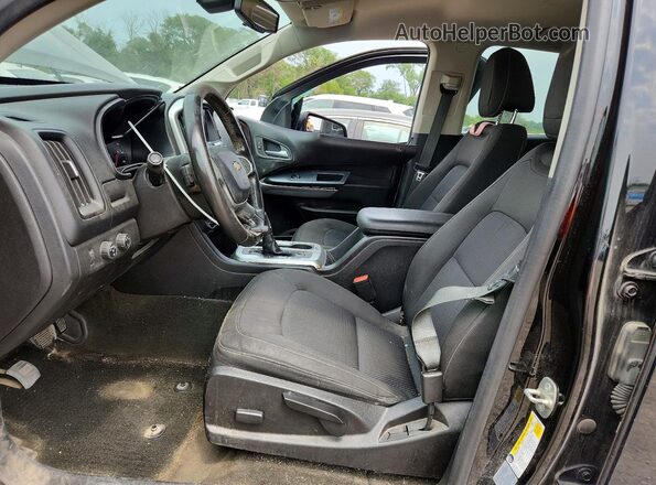 1GCGTCE35G1209037 2016 CHEVROLET COLORADO Black Widok wnętrza z przodu