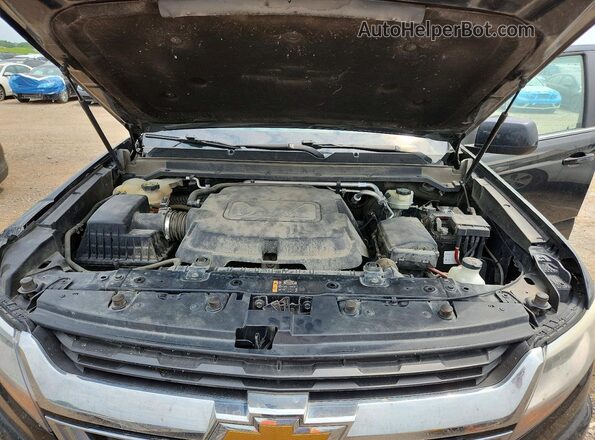 1GCGTCE35G1209037 2016 CHEVROLET COLORADO Black Widok wnętrza z tyłu