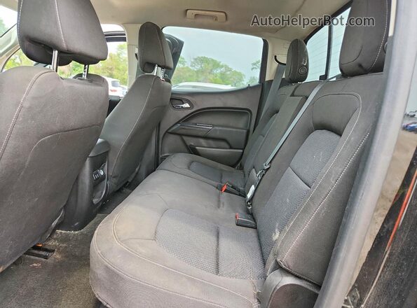 1GCGTCE35G1209037 2016 CHEVROLET COLORADO Black Widok tylnych siedzeń