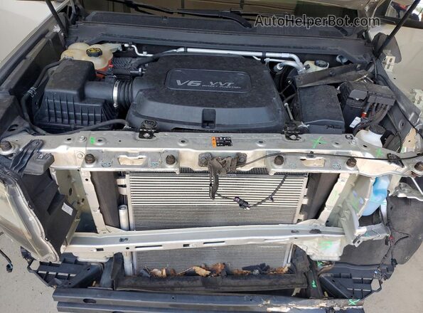 1GCGTCE35G1357009 2016 CHEVROLET COLORADO Silver Սալոնի հետևի տեսք