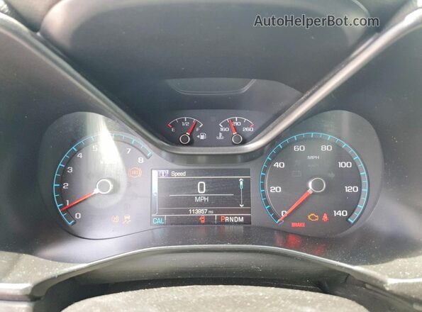 1GCGTCE38G1123740 2016 CHEVROLET COLORADO Gray ხელსაწყოთა პანელის ხედი