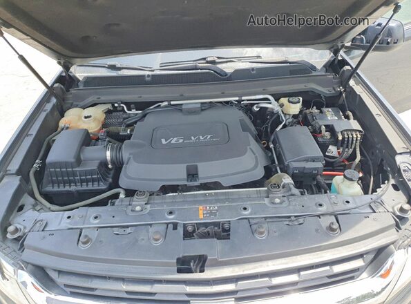 1GCGTCE38G1123740 2016 CHEVROLET COLORADO Gray უკანა სალონის ხედი