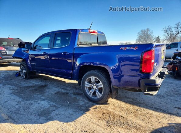 1GCGTCE38G1144698 2016 CHEVROLET COLORADO Blue Trasero izquierdo