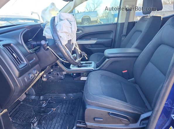 1GCGTCE38G1144698 2016 CHEVROLET COLORADO Blue Vista interior delantera