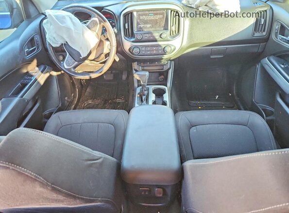 1GCGTCE38G1144698 2016 CHEVROLET COLORADO Blue Vista del salpicadero