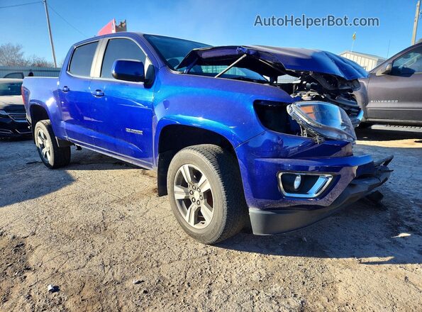 1GCGTCE38G1144698 2016 CHEVROLET COLORADO Blue Delantero derecho