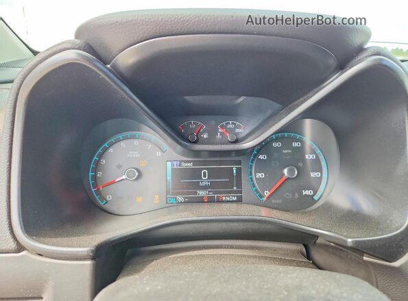 1GCGTCE3XG1163558 2016 CHEVROLET COLORADO Silver Vista del cuadro de instrumentos