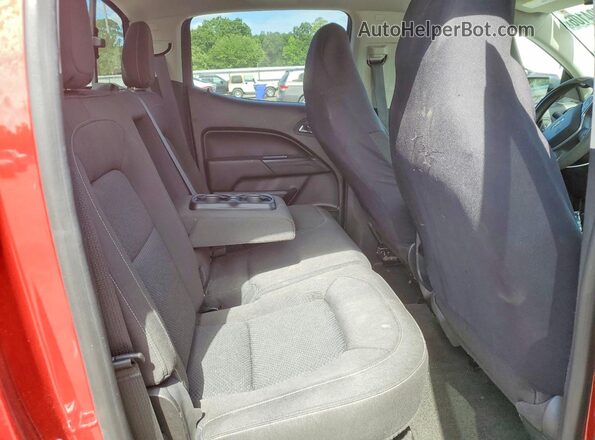 1GCGTCE3XG1208997 2016 CHEVROLET COLORADO Red Widok tylnych siedzeń