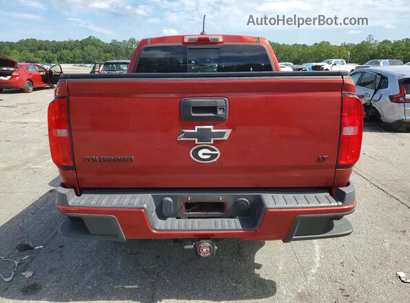 1GCGTCE3XG1208997 2016 CHEVROLET COLORADO Red Widok z tyłu