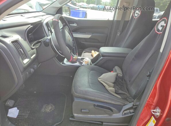 1GCGTCE3XG1208997 2016 CHEVROLET COLORADO Red Widok wnętrza z przodu