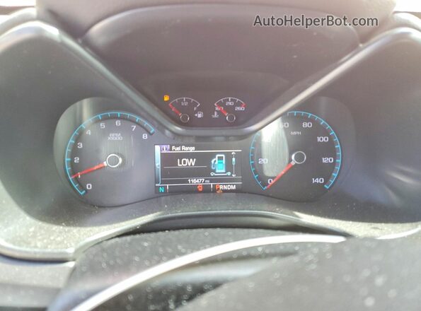 1GCGTCE3XG1208997 2016 CHEVROLET COLORADO Red Widok zestawu wskaźników