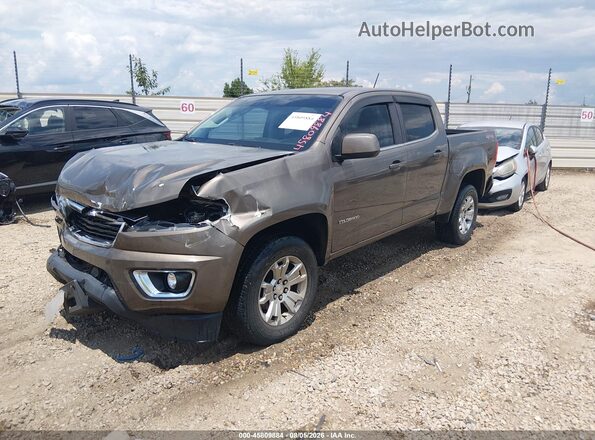 1GCGTCE3XG1381175 2016 CHEVROLET COLORADO Коричневый Передняя левая четверть