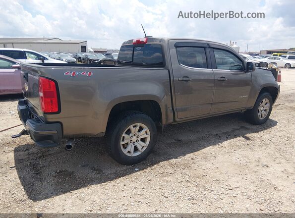 1GCGTCE3XG1381175 2016 CHEVROLET COLORADO Коричневый Задняя правая четверть