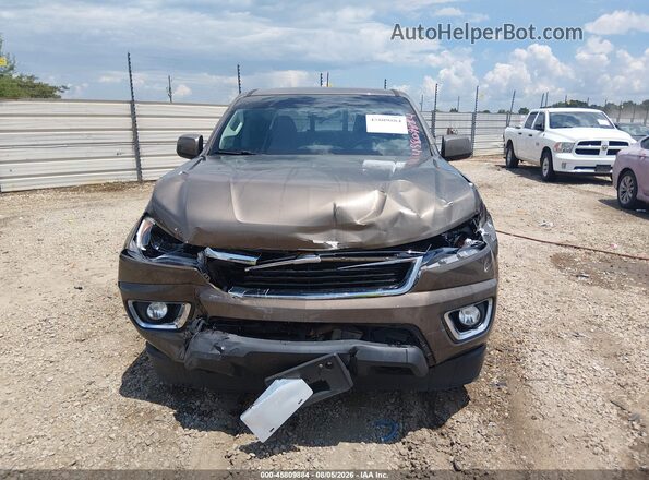 1GCGTCE3XG1381175 2016 CHEVROLET COLORADO Коричневый Вид щитка приборов