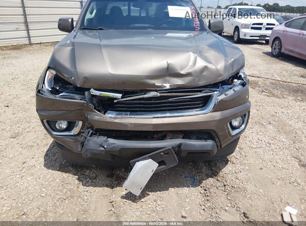 1GCGTCE3XG1381175 2016 CHEVROLET COLORADO Коричневый Вид спереди