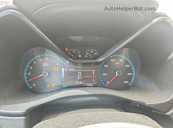 1GCGTCEN0J1118282 2018 CHEVROLET COLORADO Серебряный Вид щитка приборов