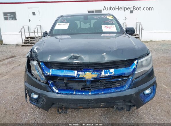 1GCGTCEN1H1185662 2017 CHEVROLET COLORADO Синий Вид спереди