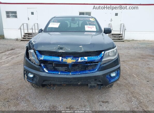 1GCGTCEN1H1185662 2017 CHEVROLET COLORADO Синий Вид щитка приборов