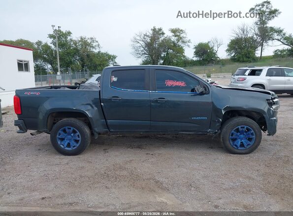 1GCGTCEN1H1185662 2017 CHEVROLET COLORADO Синий Вид задней части салона