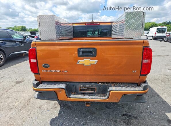 1GCGTCEN1H1305542 2017 CHEVROLET COLORADO Orange უკანა ხედი