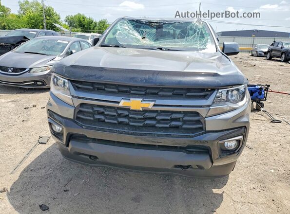 1GCGTCEN1M1107683 2021 CHEVROLET COLORADO Silver Widok z przodu
