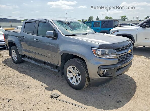 1GCGTCEN1M1107683 2021 CHEVROLET COLORADO Silver Przód prawy