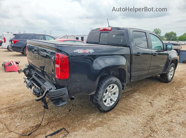 1GCGTCEN1M1229203 2021 CHEVROLET COLORADO Черный Задняя правая четверть