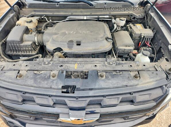 1GCGTCEN1M1229203 2021 CHEVROLET COLORADO Черный Вид задней части салона