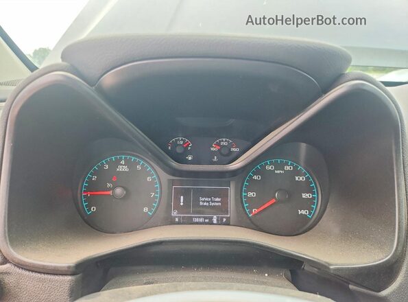 1GCGTCEN1M1229203 2021 CHEVROLET COLORADO Черный Вид щитка приборов