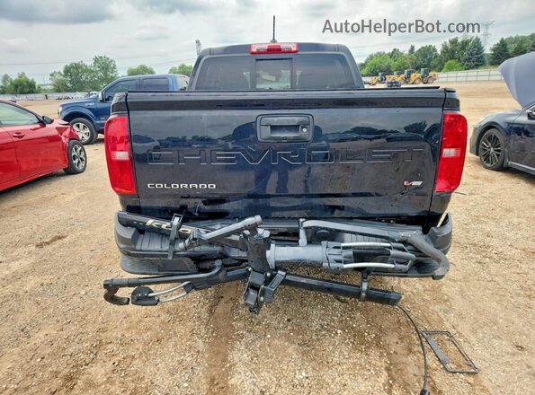 1GCGTCEN1M1229203 2021 CHEVROLET COLORADO Черный Вид сзади