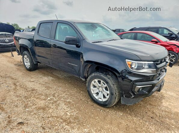 1GCGTCEN1M1229203 2021 CHEVROLET COLORADO Черный Передняя правая четверть