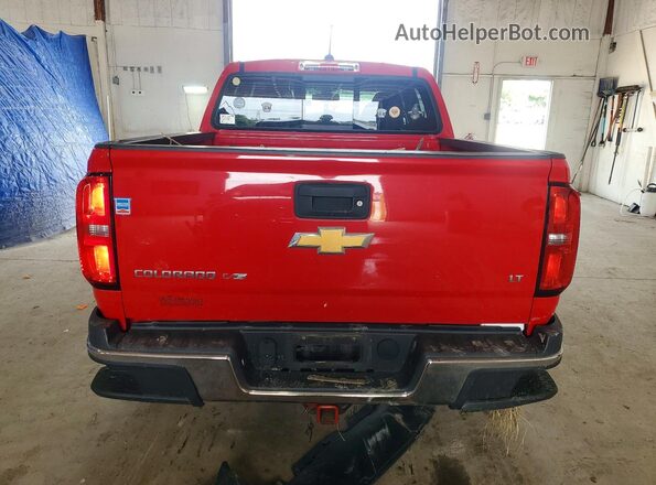 1GCGTCEN3J1123931 2018 CHEVROLET COLORADO Red Հետևի տեսք