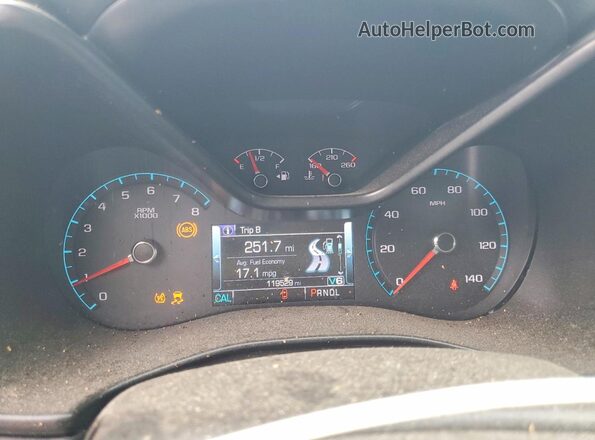 1GCGTCEN3J1302521 2018 CHEVROLET COLORADO White ხელსაწყოთა პანელის ხედი