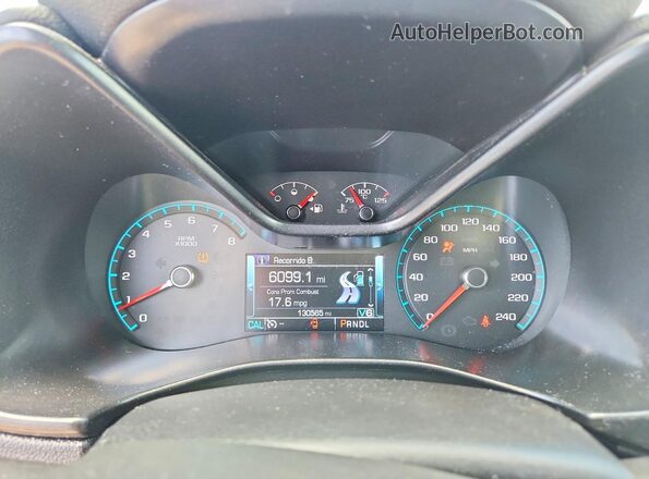 1GCGTCEN4H1249225 2017 CHEVROLET COLORADO Black Vista del cuadro de instrumentos