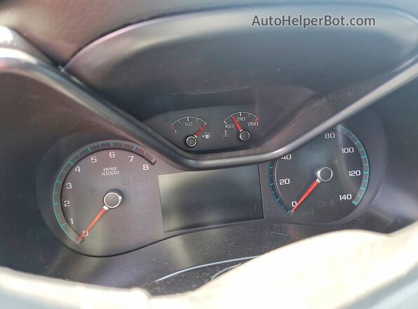 1GCGTCEN4K1231315 2019 CHEVROLET COLORADO Gray Widok zestawu wskaźników