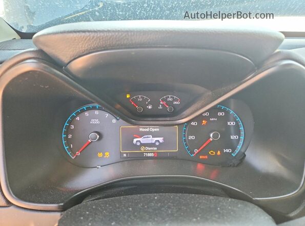1GCGTCEN4M1120525 2021 CHEVROLET COLORADO Черный Вид щитка приборов