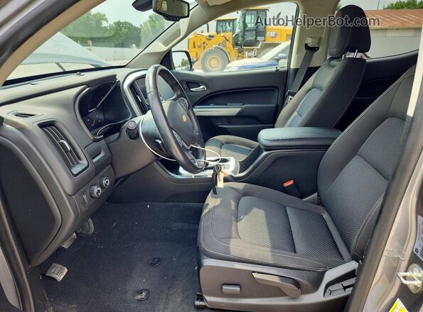 1GCGTCEN5M1119822 2021 CHEVROLET COLORADO Gray Вид салону спереду