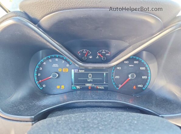 1GCGTCEN6H1159252 2017 CHEVROLET COLORADO Gray Սարքավորումների վահանակի տեսք