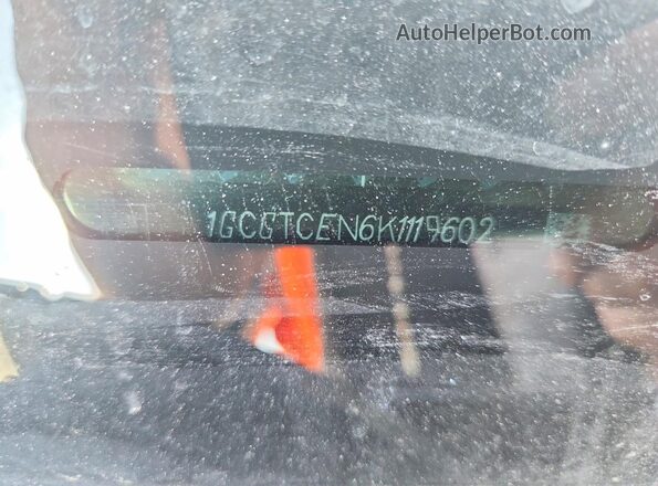 1GCGTCEN6K1119602 2019 CHEVROLET COLORADO Charcoal VIN კოდის სტიკერის ხედი