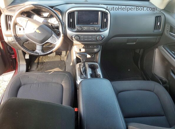 1GCGTCEN7K1203900 2019 CHEVROLET COLORADO Red Вид панелі приладів