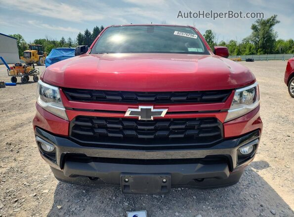 1GCGTCEN7M1260231 2021 CHEVROLET COLORADO Красный Вид спереди